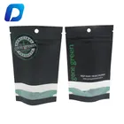 dry hemp or herbs packaging bags mini stand up pouch smell proof foil bag with clear window