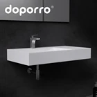 Unique Design top mount Natural Stone Wash Basin bathroom wall hung sink