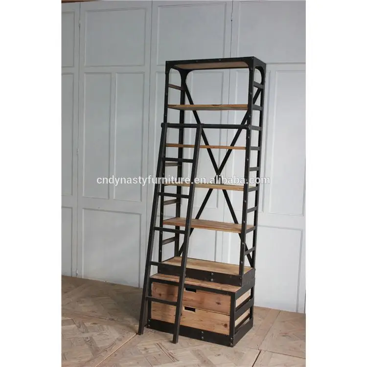 Vintage Industrial Metal Ladder Bookshelf Buy Bookshelf Metal