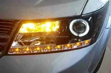 DLAND JOURNEY HEADLIGHT CONVERSION ASSEMBLY, WITH LED TEAR EYE AND HID PROJECTOR , FOR DODGE