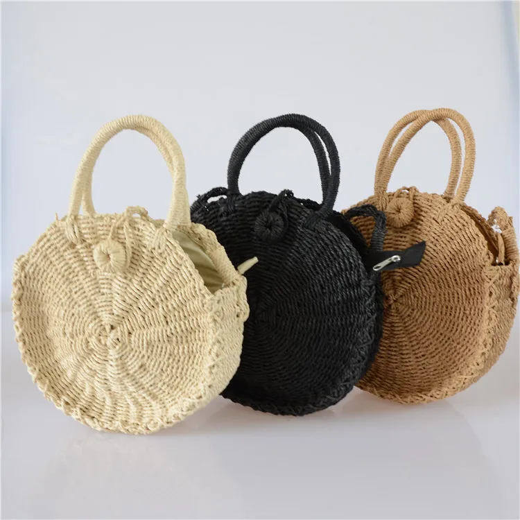 Latest design single shoulder bag new fashion mini round straw bag and storage tote bag, Custom made
Latest design single shoulder bag new fashion mini round straw bag and storage tote bag, Custom made