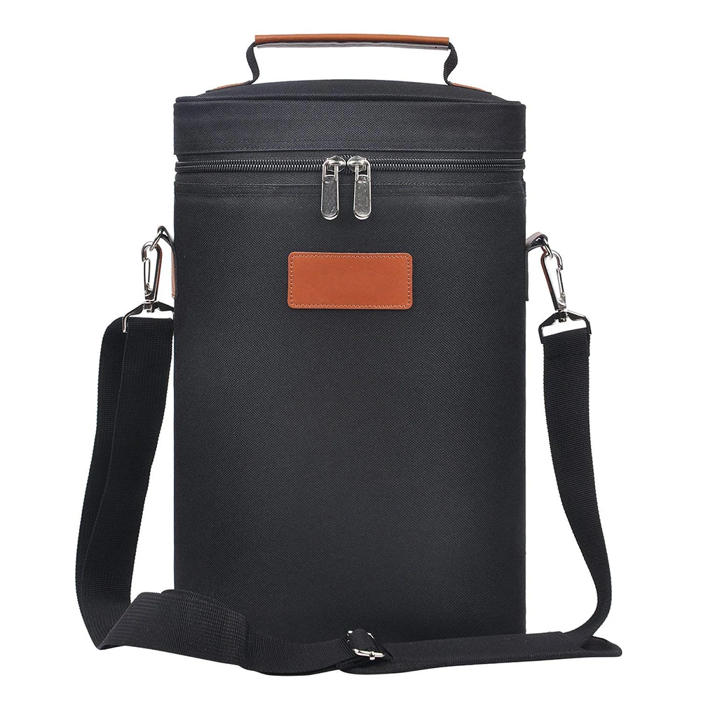Top Quality Hot Selling 2 Capacity 420d Nylon Tote Insulated Wine Bottle For Wine Carrying Tote Bag with Shoulder Strap, Blue
Top Quality Hot Selling 2 Capacity 420d Nylon Tote Insulated Wine Bottle For Wine Carrying Tote Bag with Shoulder Strap, Blue