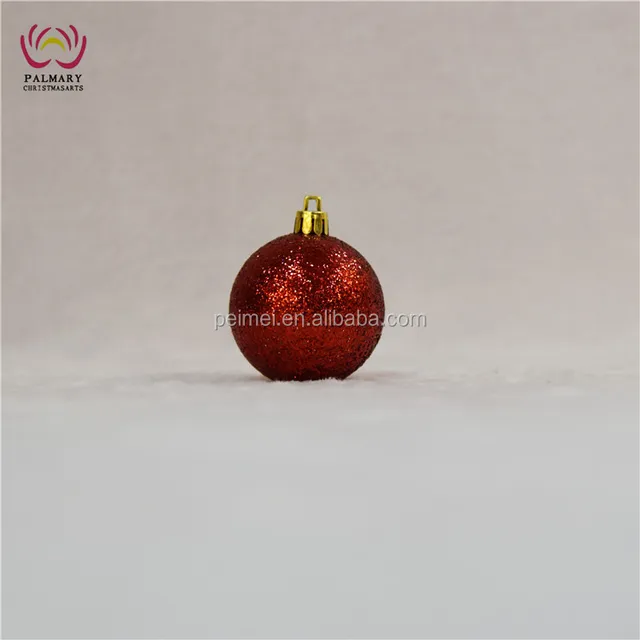 glitter christmas plastic ball, personalized gifts for christmas