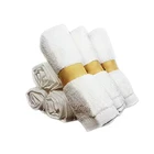 White Towels Makeup Remover Cloth White Face Towels Bamboo Fiber Makeup Remover Cloth