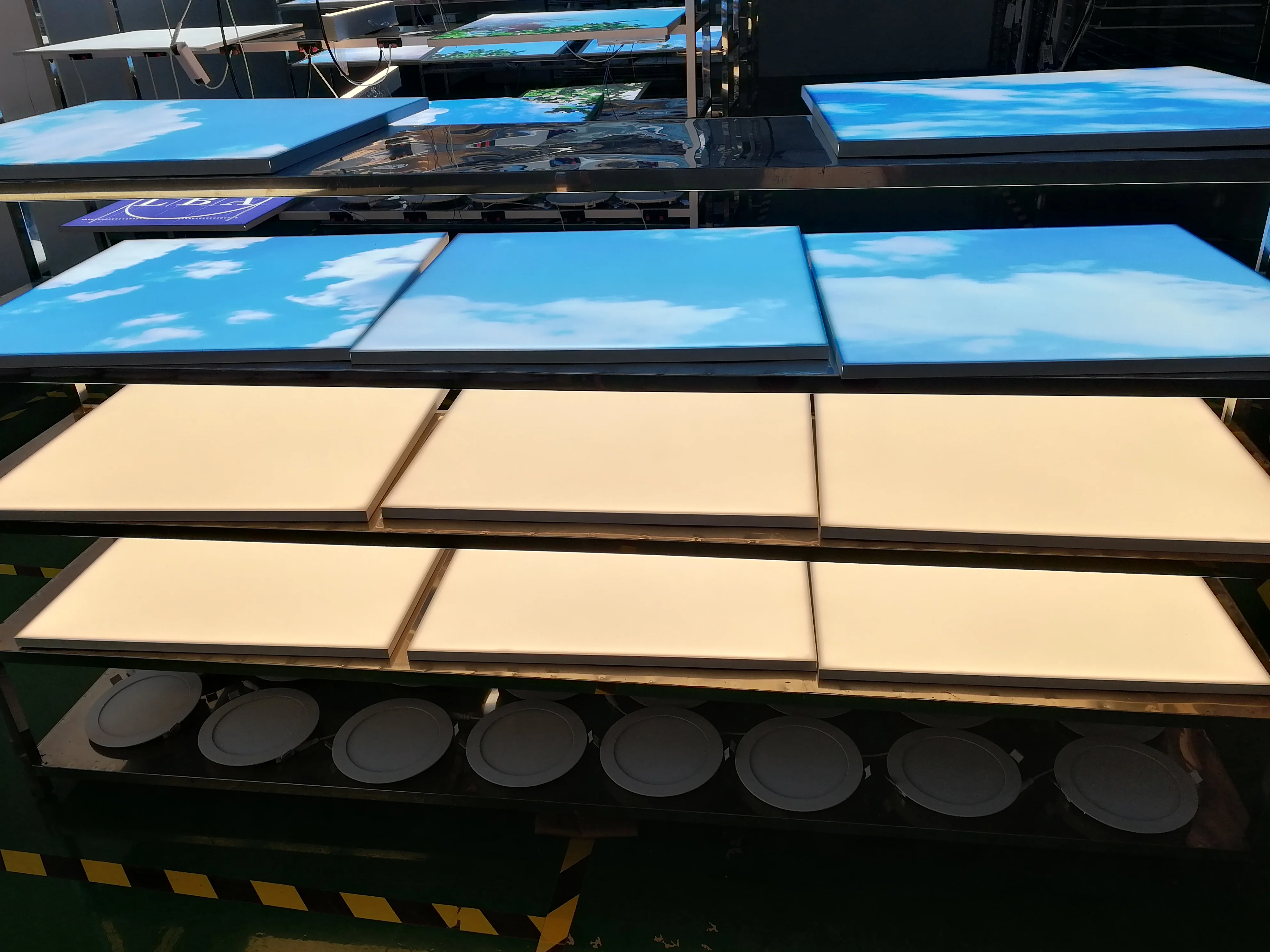 620x620mm dimmable Frameless tunable kelvin change led panel light - ANKUX.COM