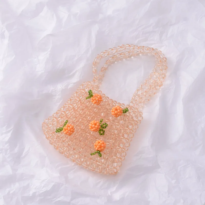 Retro Orange Soda Bag Clear Crystal Girl Beaded Woven Handbag For woman 2021 Handmade bags
Retro Orange Soda Bag Clear Crystal Girl Beaded Woven Handbag For woman 2021 Handmade bags