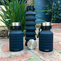 Hot Sale Outdoor Sports Bottle Foldable Collapsible Silicone Water Bottle With Custom Logo
Hot Sale Outdoor Sports Bottle Foldable Collapsible Silicone Water Bottle With Custom Logo