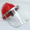 clear full face helmet safety face shield with anti-solid splash face shield