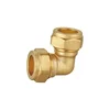 Manufacture Sell Lower Price Higher Pressure Copper Pipe Brass Compression Fittings 22mm