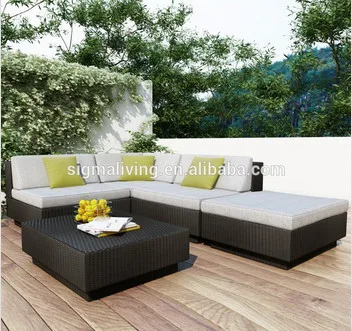 2021 Hot sale espresso country wicker outdoor patio garden parts sofa sets furniture