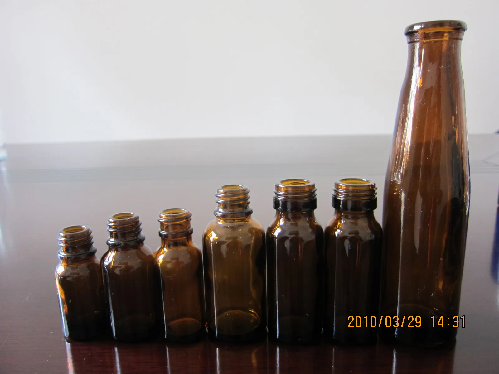 Amber Glass Medicine Bottles