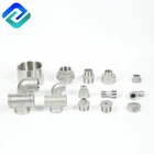 Stainless steel cf8/cf8m precision casting sanitary pipe fitting
