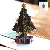 Christmas Tree Pop Up Christmas Card Holiday Christmas Thank You Paper Craft