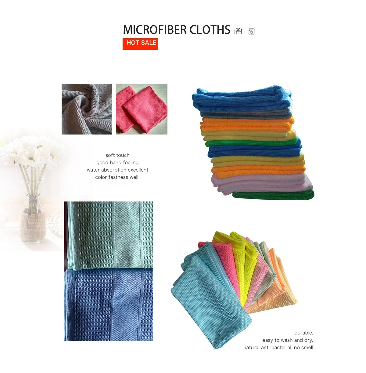 18 new green microfiber towels new cleaning cloths bulk 12x12 manufacturers sale