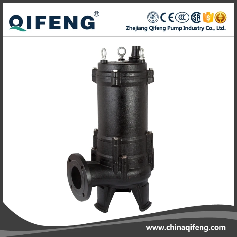 5HP Non-clog submersible sewage waster water pump with CE