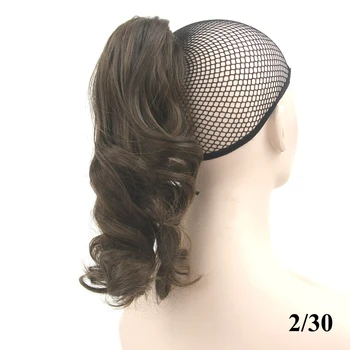 Dark Brown Synthetic Hair Claw Ponytail Hairpieces Little Pony