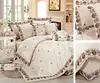 T/C embroidery lace comforter sets quilt sets duvet sets cushion ribbon embroidery cushion covers