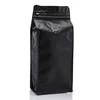 Factory Promotion Eco-friendly Aluminum Foil Open Top Zipper Flat Bottom Mylar Small Bags Stand up Pouch Coffee bag