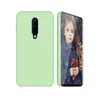2019 GKK Ultra Thin soft Liquid Silicone Phone Case For Oneplus7 7 Pro back cover case silky-smooth grip feels