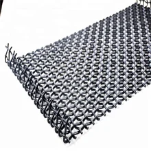 Heavy Duty Vibrating Woven Mining Screen Wire Mesh is High Carbon steel woven screen mesh+Hook /Crimped Mining Screen mesh