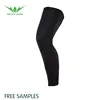 Hot selling sports safety sublimation printing knee sleeves with custom logo, 85% polyester 15% spandex leg sleeve