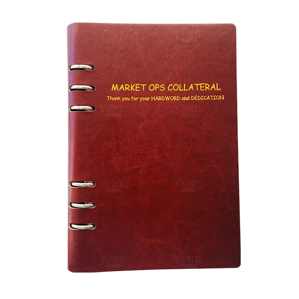 cover fsc eco-friendly paper hardback diary spiral notebook with