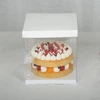 Factory price clear plastic transparent tall cake packing boxes