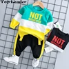 Top Leader 2018 Autumn Baby Girl Boy Clothing Sets Infant Clothes Suits Casual Sport T Shirt Pants Kid Child Clothes Suits