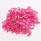 Plastic Flatback Ab Clear Resin Rhinestone Foiled Crystal Flat Back Black Resin Stones