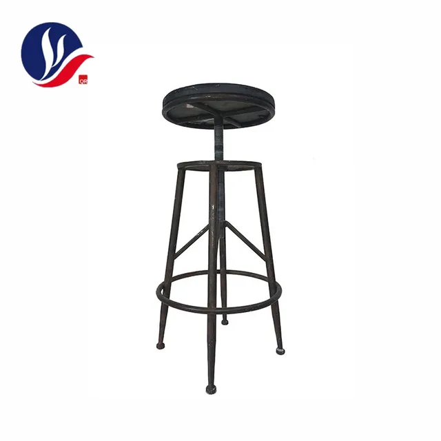 Wholesale High Quality Industrial Vintage Metal Bar Stool