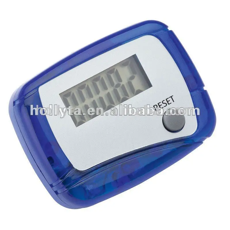 Single function fitness pedometer with cover