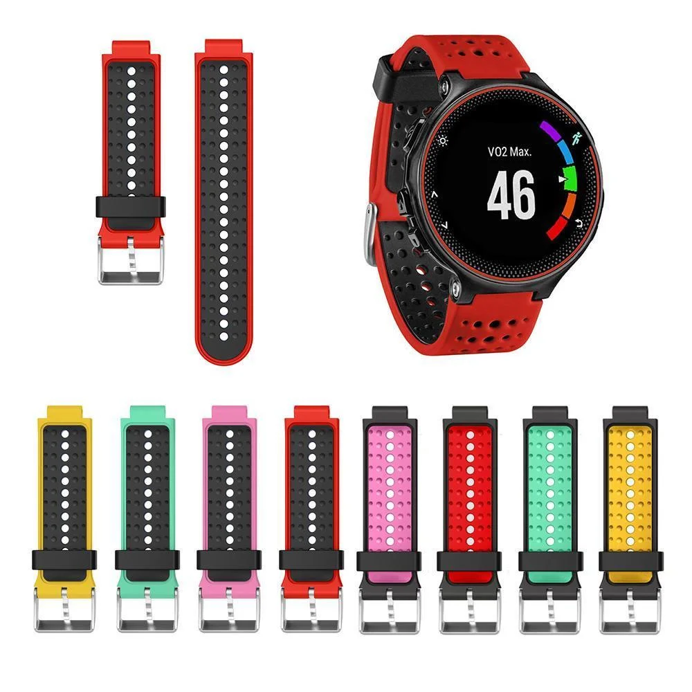 Replacement Smart Wrist Watch Accessory Silicone Band Strap for Garmin Forerunner 220/ 230/ 235/ 620/ 630
Replacement Smart Wrist Watch Accessory Silicone Band Strap for Garmin Forerunner 220/ 230/ 235/ 620/ 630