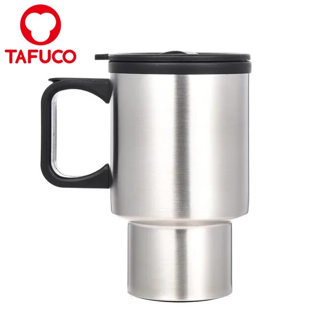 400ml stainless steel vacuum travel car coffee mug with handle