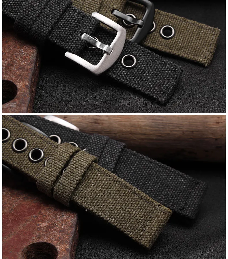 nylon canvas watch strap