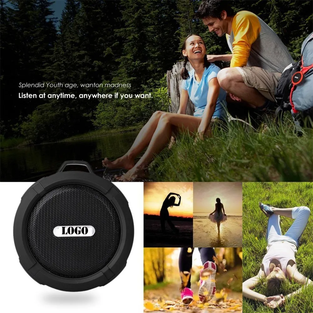 2019 Trending Products Wireless Car BT Speaker Outdoor Sport Portable C6 Waterproof Speaker - ANKUX.COM