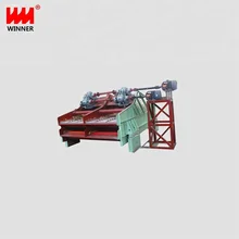 Low consumption high efficient Arthropod dewatering screen for waste water with block eccentricity grizzly vibrator