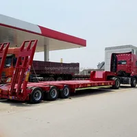 3 Axles Heavy Equipment Transport 70Tons