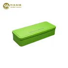 Pencil case custom printed gift rectangle metal tin box