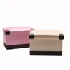 Mise Printing Faux Sundries foldable cotton storage box leather storage ottoman