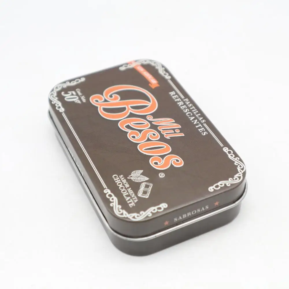 embossed printing christmas jewelry  gift small  tin box with
