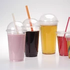 With 10 years manufacture experience custom transparent disposable yogurt plastic ice cream cup with dome lid