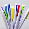Popular promotion cheap plastic ballpen logo printed gift ballpoint pen
