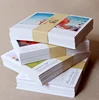Factory custom size thick paper printed postcard