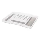 Retractable Drawer Storage Compartment Cutlery Box Plastic Adjustable Kitchen Drawer Divider for Home
