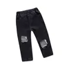 Wholesale Fashion New Girls Denim Holes Pants Baby Girl Jeans