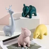 2019 nordic lovely animal ceramic art and crafts of hallway home decoration by elephant statue ornament birthday gifts order