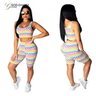 GC-66862527 Wholesale Fashion print sexy vest short clothing for women casual two-piece set 530