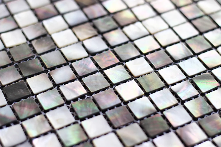 300x300mm Black Lip Mother Of Pearl Shell Mosaic Brick