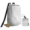 Trendy ECO Friendly Recycled PET 190T Rucksack, folding pouch with carabiner