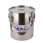 Stainless steel 201/304 stock pot good sealing Can Seal pot